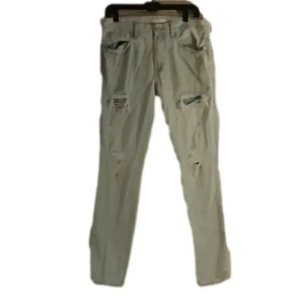 Pacsun mens stacked skinny lightwash distressed jeans. Size 32x 30.